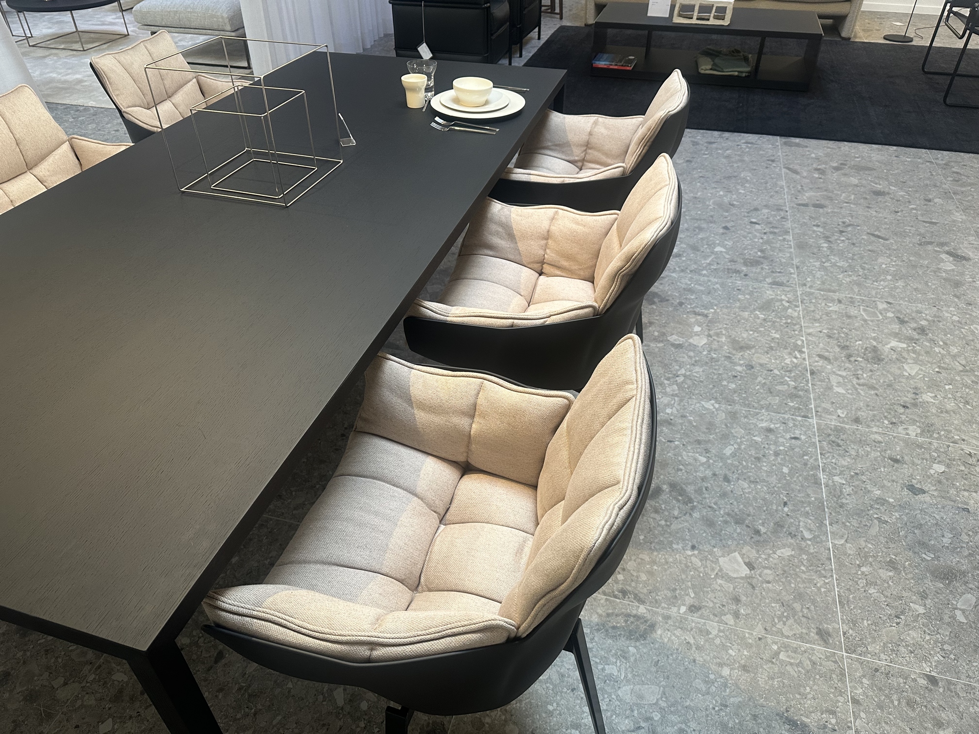 B&B Italia- 6 x draaibare armstoel Husk